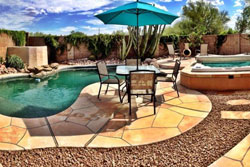 pet friendly vacation rental home, phoenix rentals handicapped accessible and dog friendly, pet friendly and wheelchair accessible rentals in phoenix, 3 bedroom home with heated pool and hot tub